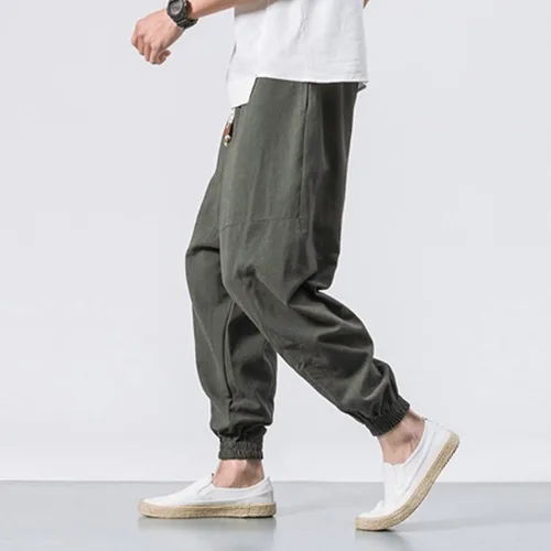 Miniatura 18 de Pantalones deportivos para hombre, pantalones de otoño e invierno y sólidos para hombres y hombres, cómodos con múltiples bolsillos