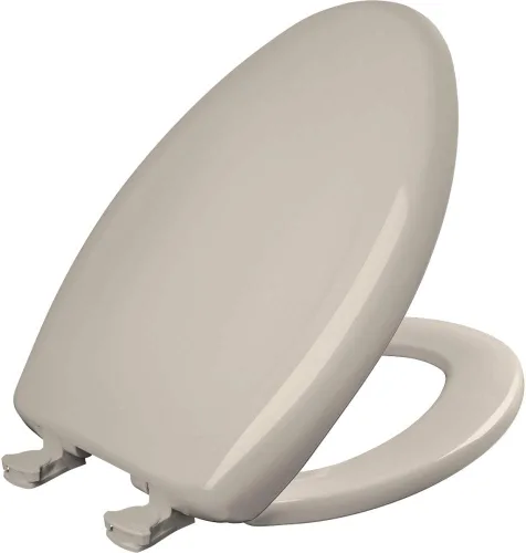 Miniatura 16 de Bemis Classic Colors - Asiento de inodoro de cierre lento, bisagras fáciles de limpiar y asiento de plástico duradero, fabricado en Estados Unidos