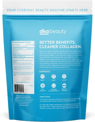 Miniatura 2 de Dr. Kellyann Péptidos de colágeno en polvo sin sabor (60 porciones) - Alimentado con pasto, apto para dieta keto y paleo, sin OMG, sin gluten, 1