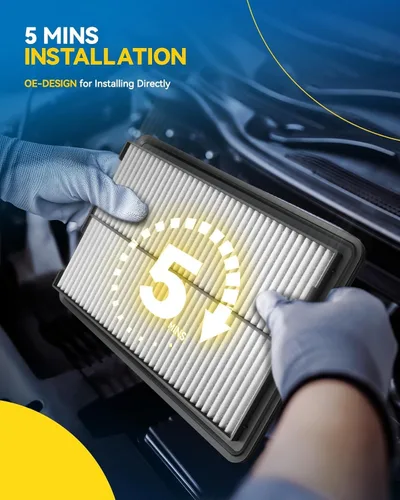 Miniatura 7 de PHILTOP Filtro de Aire del Motor CA7351 Reemplazo para Toyota Camry 1992-2001, Avalon 1995-2004, Sienna 1998-2003, Solara 1999-2003, Solara