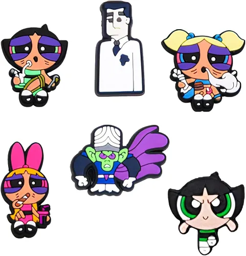 Miniatura 7 de 35 dijes para zapatos de dibujos animados de Hypebeast, accesorios para zapatos, pulsera, pulsera, regalo para cumpleaños, fiesta, vacaciones