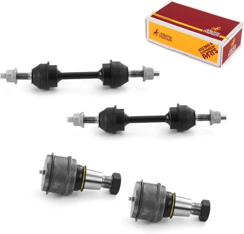 Miniatura 298 de Metrix Premium Chassis Parts - Juego de 4 piezas de articulación de rótula superior y barra estabilizadora delantera para Ford Ranger RWD 1998-2011