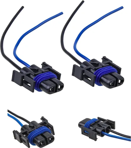 Miniatura 5 de x xotic tech H4 9003 HB2 Arnés de cable de servicio pesado hembra conector de extensión de coleta H4 a 3 pines adaptador para luz antiniebla, etc. 2