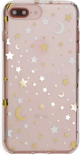Miniatura 14 de VELVET CAVIAR Compatible con iPhone 7 Plus y iPhone 8 Plus, piña para mujeres y niñas, bonitas fundas protectoras transparentes (piñas holográficas)