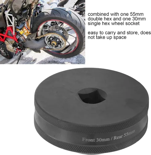 Miniatura 3 de Herramienta de enchufe de tuerca de rueda para Ducati 1098 1198 1199S, herramienta de reemplazo de la herramienta de manguito de rueda de motocicleta