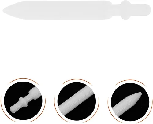 Miniatura 9 de EXCEART 20 puntas de repuesto para bolígrafos de pintura de 0.028 in, puntas de nailon para marcadores de pintura acrílica, puntos de rotulador