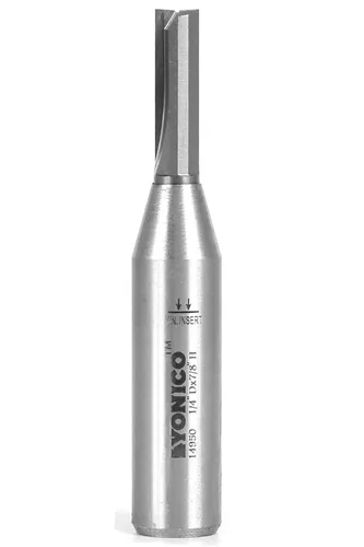 Miniatura 24 de YONICO Brocas de enrutador Broca recta 5/8 de pulgada de diámetro X 3/4 de pulgada de altura vástago de 1/4 de pulgada 14159q