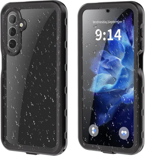 Miniatura 13 de Miimall Funda impermeable compatible con Samsung Galaxy A54 5G, protector de pantalla transparente HD integrado, parachoques completo a prueba