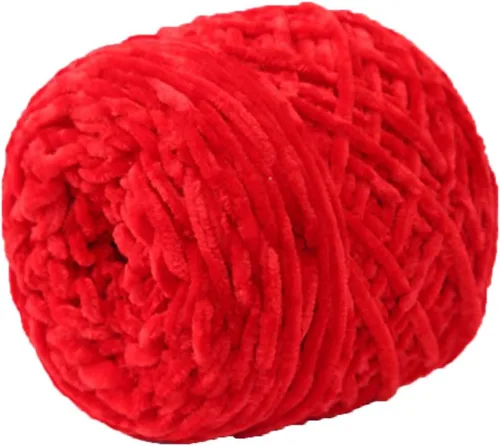 Miniatura 12 de Hilo de punto grueso negro, hilo de terciopelo de felpilla, hilo de chenilla gruesa 100% poliéster, tejido de brazo, tejido a mano, tejido