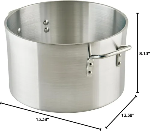 Miniatura 8 de Winco Olla de aluminio de 0.236 in, 14 cuartos de galón