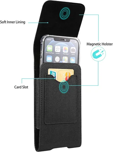 Miniatura 3 de Fundas para teléfono celular con ranura para tarjeta compatible con Galaxy S26 Ultra / S25 Ultra / A17 A26 A36 / iPhone 17 Pro Max/Moto G Power Play