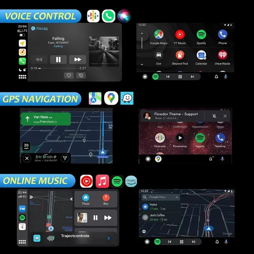 Miniatura 5 de CarPlay Wireless Adapter for BMW X6 xDrive40i M50i M, USB Design Plug and Play Bluetooth Fast Connection Car Accessories,A-Black