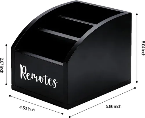 Miniatura 2 de BONNY DODO Soporte de control de madera (negro, S)