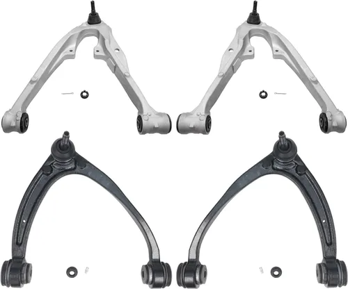 Miniatura 179 de Detroit Axle - Brazos de control superiores traseros para Chrysler 300 Dodge Challenger Charger Magnum, reemplazo del conjunto de brazos de control