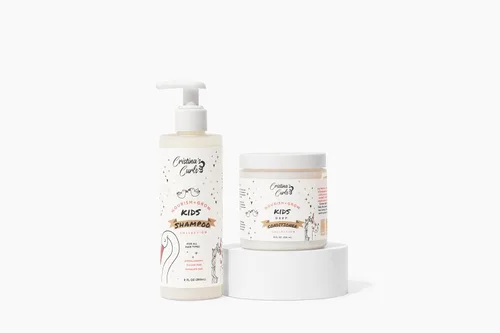 Miniatura 8 de Cristina's Curls Champú para niños: limpieza suave del cuero cabelludo que aumenta la acumulación sin sequedad
