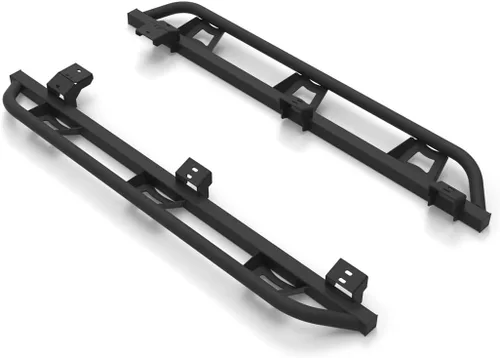 Miniatura 9 de Pasos RealTruck EpYx para Toyota 4Runner Longitud de cabina, acero, negro texturizado EXT10-TX Compatible con Toyota 4Runner 2010-2023