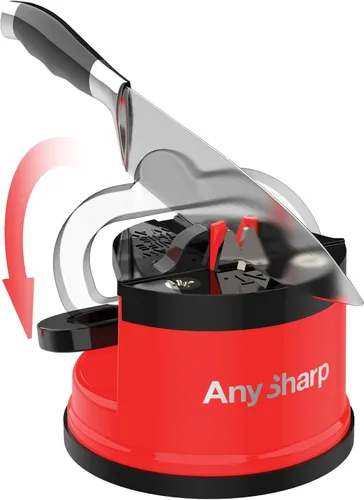 Miniatura 2 de AnySharp – GLOBAL – Afilador de cuchillos manos libres - Fácil herramienta de afilado con base de succión PowerGrip y ángulo preestablecido de 20