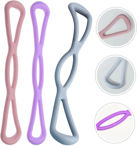 Beavorty 3 bandas de resistencia extra pesadas para entrenamiento de cuerpo completo, bandas elásticas de yoga de alta elasticidad para moldear la