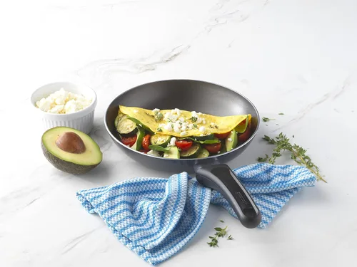 Miniatura 6 de GoodCook Everyday Sartén Antiadherente Pequeña para Saltear de 7.6 Pulgadas, Negro