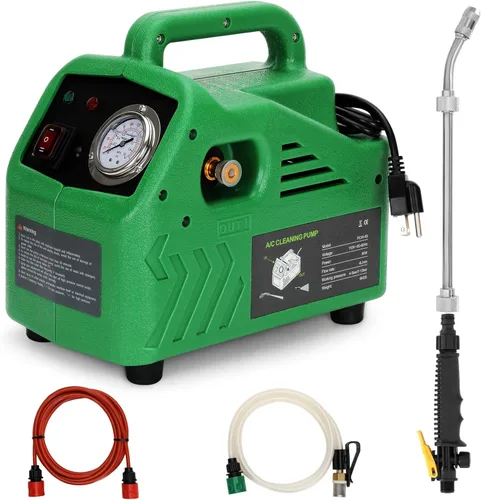 ZPB140 Port A Blaster Limpieza de bobina HVAC, lavadora a presión HVAC portátil, lavadora a presión de bobina de CA 120V/80W adecuada para