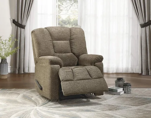 Miniatura 2 de Homelegance Silla reclinable manual, marrón