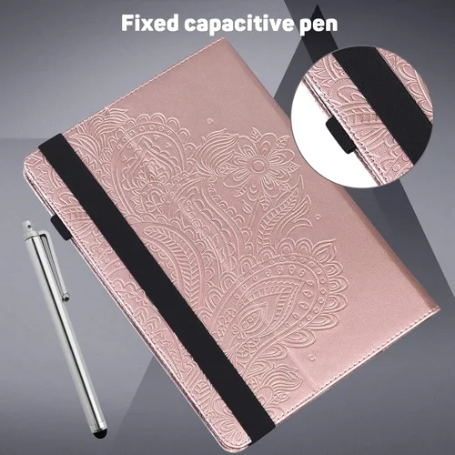 Miniatura 6 de ALILANG Funda para Xiaomi Redmi Pad SE de 11 pulgadas 2023 con lápiz capacitivo, múltiples ángulos de visión con soporte de piel sintética