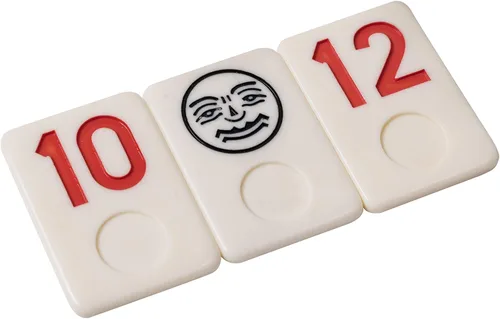 Miniatura 8 de Point Games Juego clásico de Rummy Cube de tamaño completo, con estantes plegables de 3 niveles y azulejos, en una bolsa de viaje de lona súper