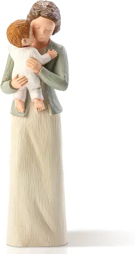 Miniatura 7 de Hensonever Figuras de abuela, figuras esculpidas pintadas a mano para abuela y nieto, regalos de cumpleaños