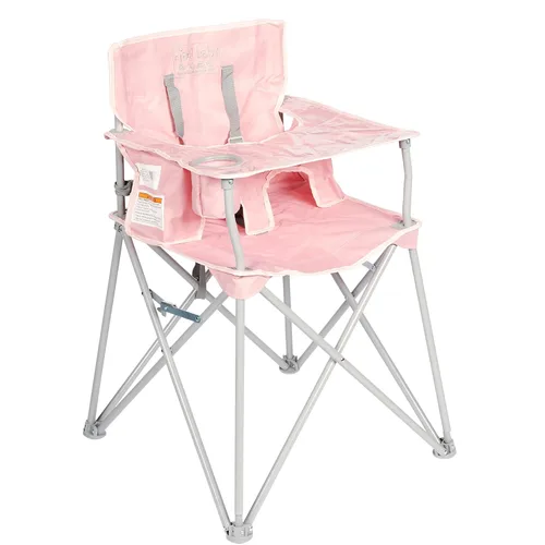Miniatura 8 de ciao! Baby Silla alta portátil para bebés y niños pequeños, silla alta de viaje plegable compacta con bolsa de transporte para campamento al aire