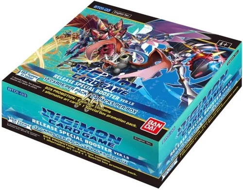 Miniatura 2 de Bandai - Caja de refuerzo Digimon English TCG V1.5 Core - 24 paquetes - Juego de cartas coleccionables