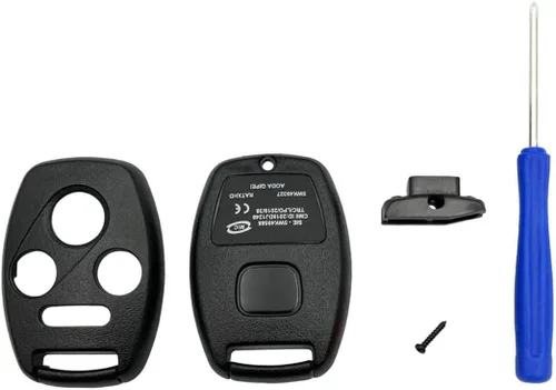 Miniatura 3 de Funda de Reemplazo para Llavero de Entrada sin Llaves, Compatible con Honda Accord/Civic EX/Pilot/CR-V (Negro)