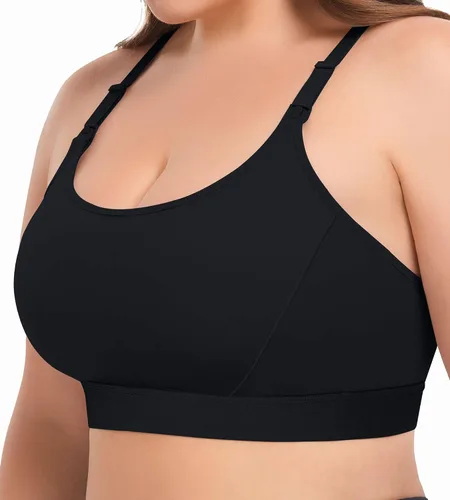 Miniatura 3 de Bralette de maternidad y lactancia para mujer, 3 unidades (S-4XL) - Bralette cómodo ajustable