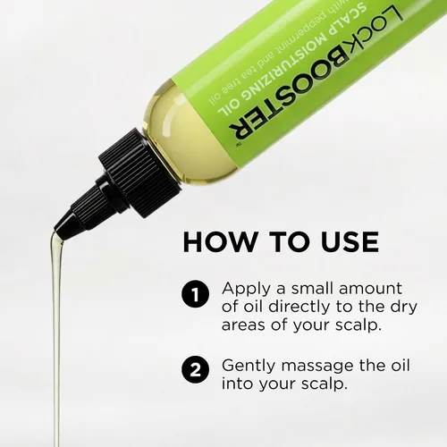 Miniatura 4 de Style Factor LockBOOSTER Aceite Hidratante para el Cuero Cabelludo – Hidratación Ligera con Menta y Aceite de Árbol de Té para Revitalizar Trenzas