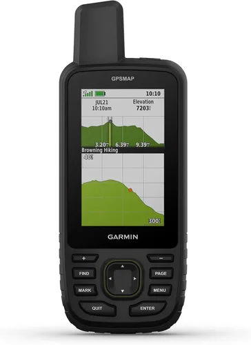 Miniatura 2 de Garmin GPSMAP 67 GPS de mano robusto, GNSS multibanda, mapeo Topo, imágenes satelitales