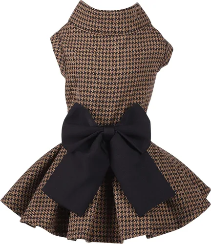 Vestidos para mascotas para perros pequeños, gatos y niñas, lindo vestido de princesa con lazo, camisa para cachorros, falda para todo tipo de