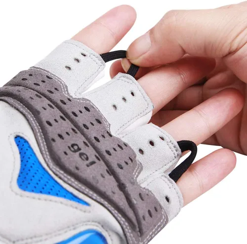 Miniatura 11 de CXWXC Guantes de ciclismo para hombres y mujeres – Guantes de ciclismo transpirables de gel para bicicleta de montaña – Guantes antideslizantes