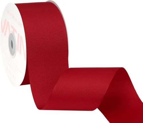 Miniatura 98 de Vatin - Rollo de cinta de grogrén, rollos de 25-50 yardas, perfecto para decoración de bodas, coronas, baby showers, envolturas de paquete de regalo