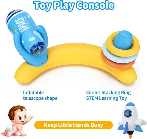 Miniatura 4 de Anillo flotador de piscina para bebé con toldo ajustable y asiento de seguridad para piscina de juguete para edades de 6 a 36 meses