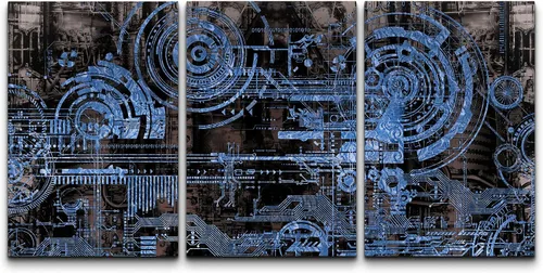 Miniatura 24 de wall26 Lienzo enmarcado para pared, juego de arte exótico tropical, océano, mar, avión, puesta de sol, transporte, fotografía, realismo, decorativo