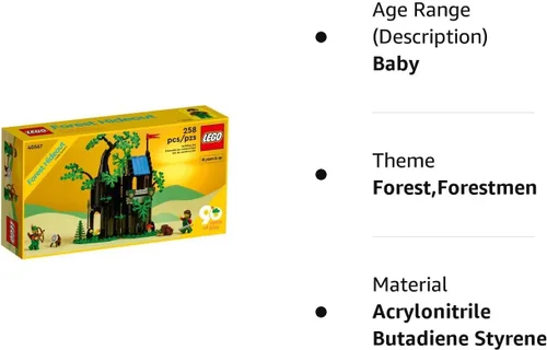 Miniatura 4 de LEGO 40567 Forestmen Forest Hideout - Juego de exhibición coleccionable (258 piezas)