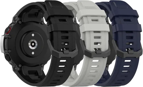 Miniatura 9 de E ECSEM Correa compatible con Amazfit T-Rex 2 - Correa de repuesto de silicona suave para reloj inteligente Amazfit T-Rex 2, accesorios