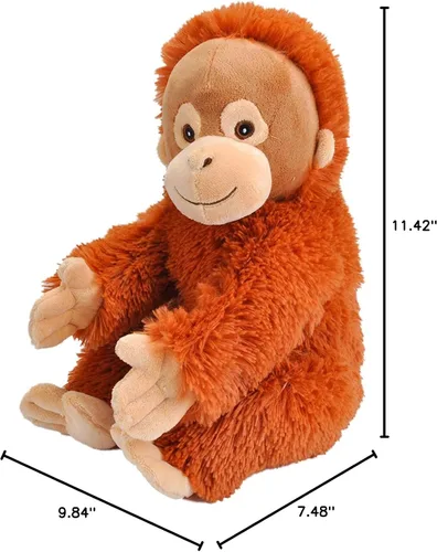 Miniatura 6 de Wild Republic Ecokins, Orangután, animal de peluche, 12 pulgadas, regalo para niños, juguete de peluche, hecho de botellas de agua recicladas