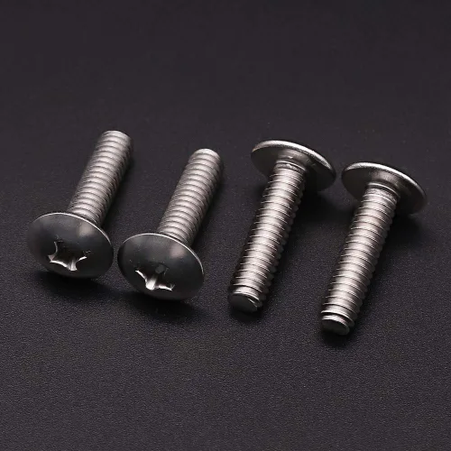 Miniatura 2 de Tornillos Phillips de cabeza de truss de 1/4-20 x 1 (paquete de 25) para pomo de cajón de gabinete, acero inoxidable 304 (18-8), pernos de cabeza