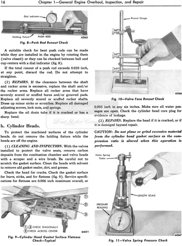Miniatura 8 de 1956 Ford Pickup Truck Shop Manual de reparación Libro