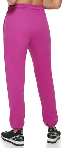 Miniatura 4 de DKNY Pantalón deportivo de forro polar con bolsillos para mujer