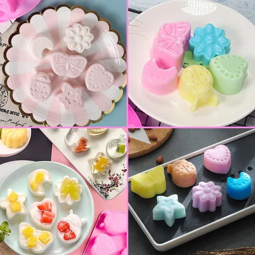 Miniatura 3 de Moldes de silicona para jabón, diferentes moldes de jabón con diferentes formas, perfectos para hacer jabón, moldes de pastel de chocolate caseros