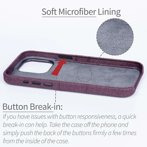 Miniatura 5 de Dockem Funda para tarjetas para iPhone 15 con placa de metal integrada para montaje magnético y 2 bolsillos para tarjetas: Cartera Luxe M2, piel