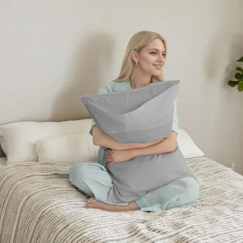 Miniatura 2 de Fundas de Almohada Tamaño Queen Paquete de 2, Fundas de Almohada de Rayón de Bambú Refrescantes con Cierre de Sobre, Fundas de Almohada Frescas