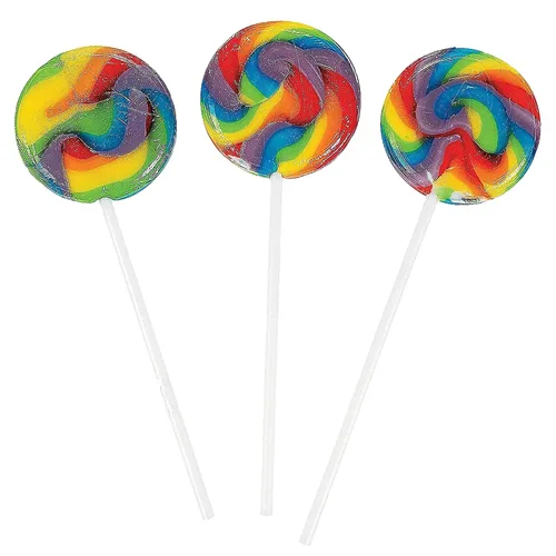 Golosinas fiestas niños, suministros, decoración 38 pieza paquete bulto, paleta mini, redonda, colorida para carnaval, circo, cumpleaños, despedida