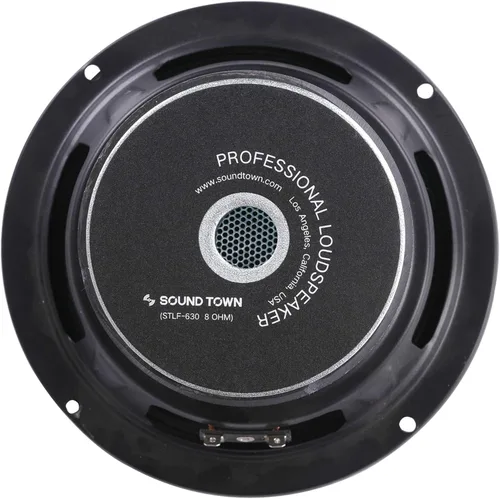Miniatura 4 de Sound Town Altavoz RAW WOOFER de 6 pulgadas, 80 vatios pro audio PA DJ reemplazo subwoofer controlador de baja frecuencia (STLF-630)